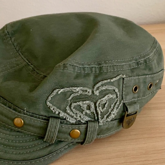 Roxy Quicksilver Retro Y2K Cotton Cadet Hat Green - Picture 3 of 7